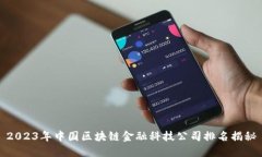 2023年中国区块链金融科技公司排名揭秘