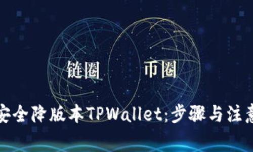 如何安全降版本TPWallet：步骤与注意事项